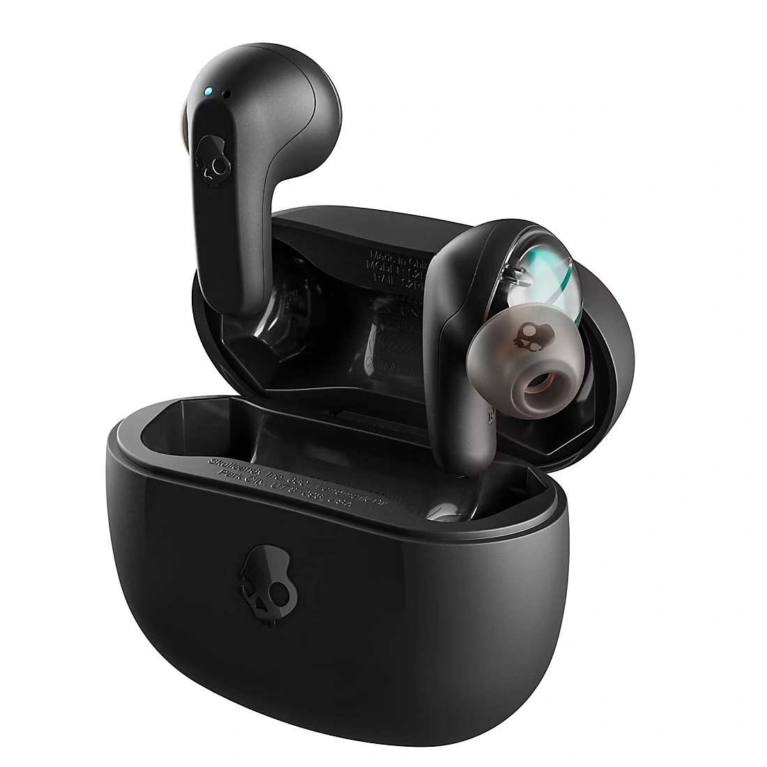 Skullcandy Rail True Wireless Earbuds with Skull iQ - Black