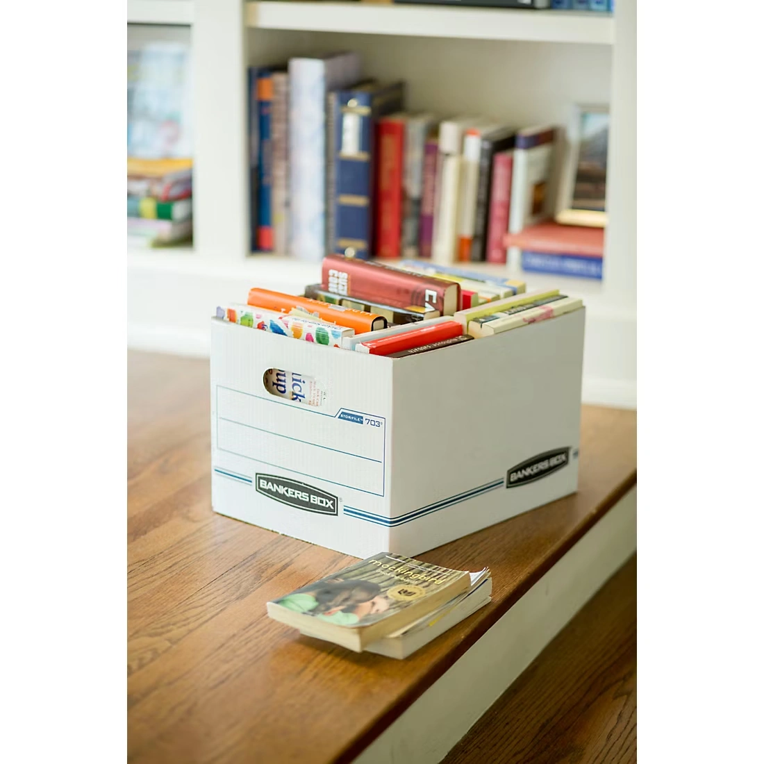 Bankers Box File/Store Record Storage Boxes, 10 pk. - White
