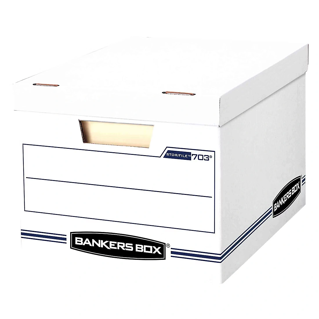 Bankers Box Stor/File Record Storage Boxes, 8 pk.