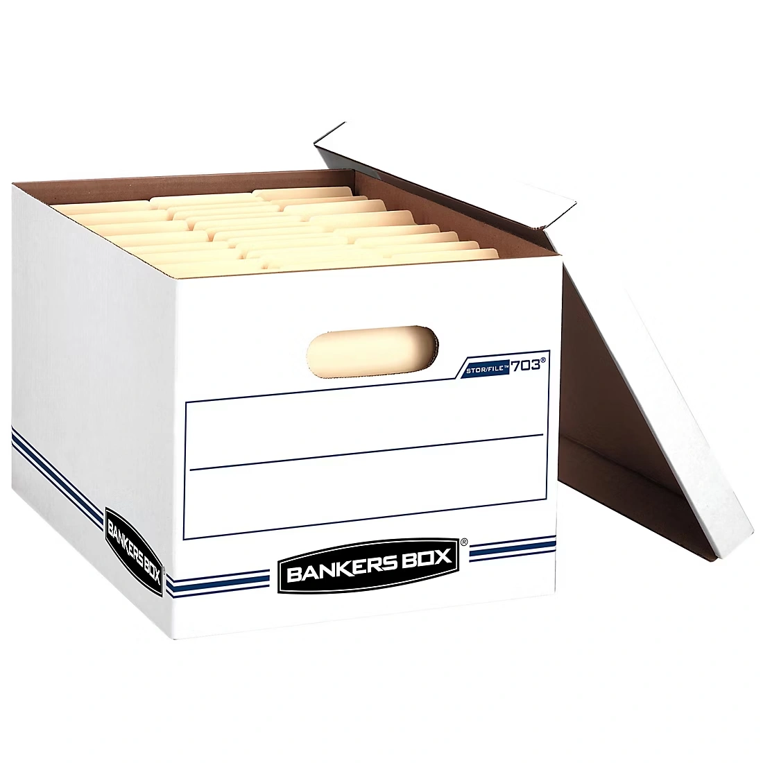 Bankers Box Stor/File Record Storage Boxes, 8 pk.