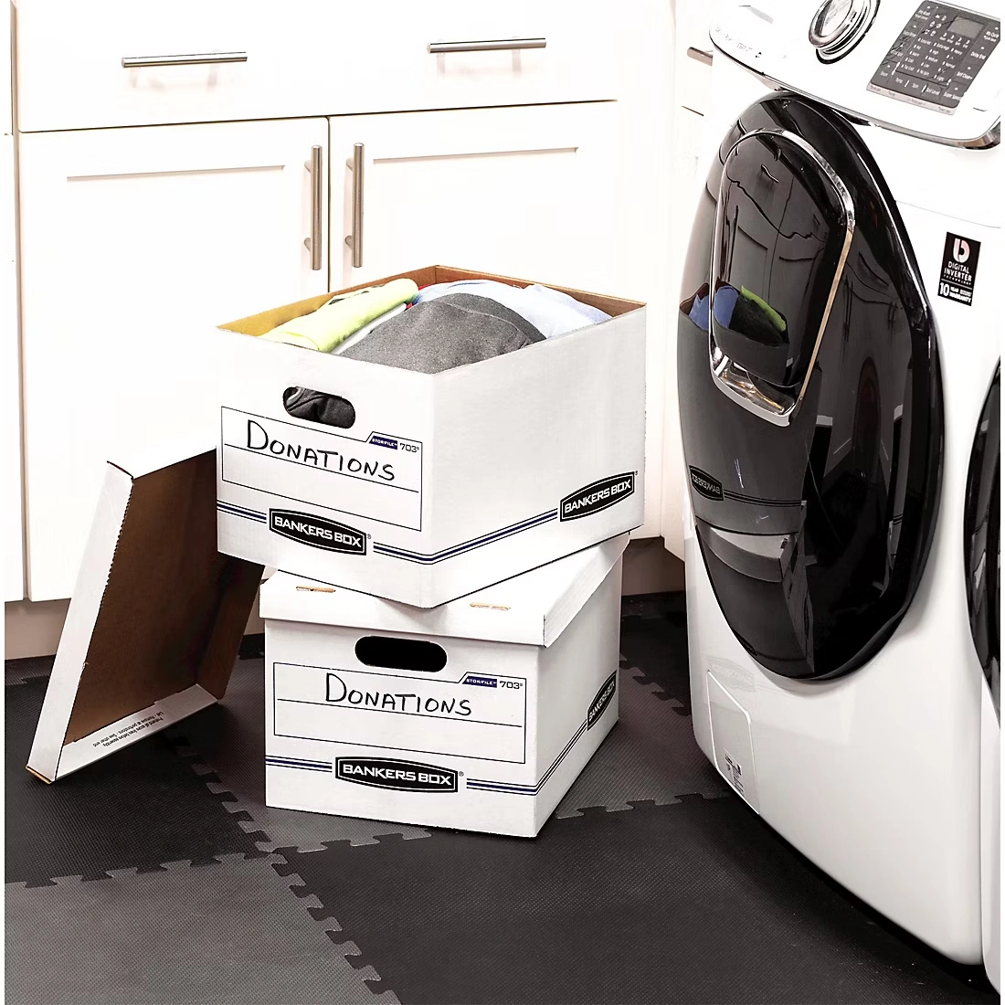Bankers Box Stor/File Record Storage Boxes, 8 pk.