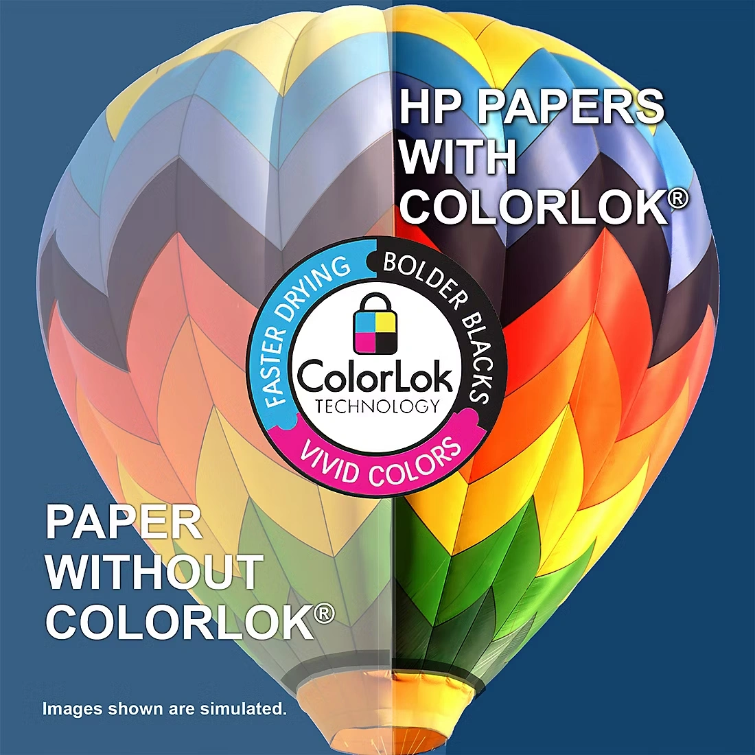 HP Everyday Copy & Print Paper, 92 Brightness, 20 lb., Letter, 5 Reams, 2,500 Sheets/Carton