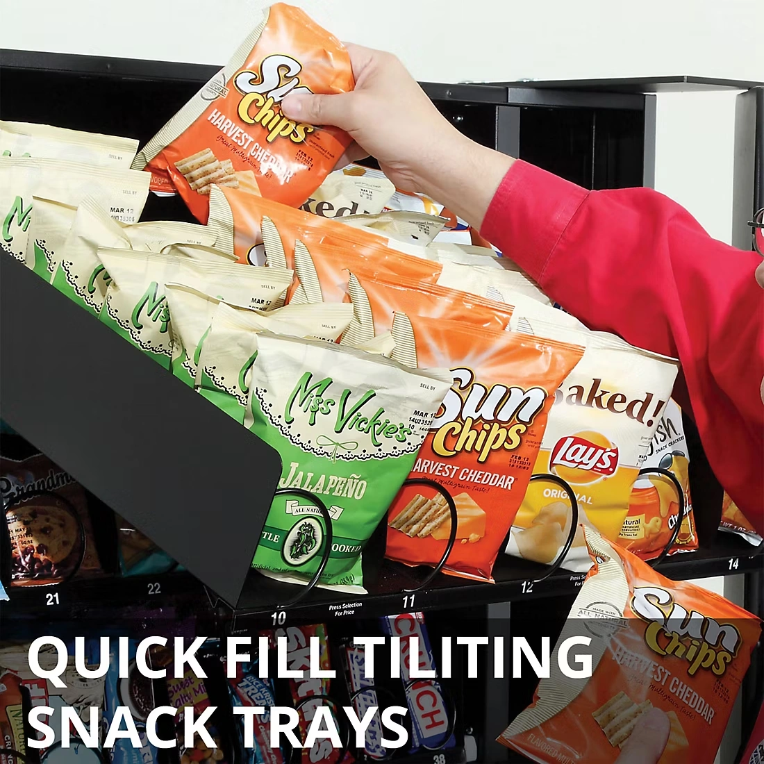 Selectivend SV 9-20 Snack and Beverage Vending Machine with Credit Card Reader