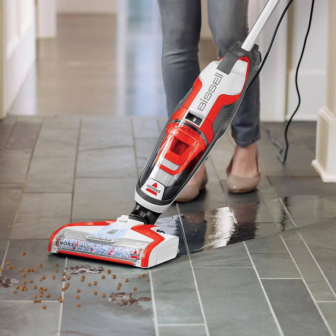 BISSELL Self-Cleaning Crosswave Wet & Dry Vacuum Cleaner with BONUS Brush Rolls, Parking Tray & Formula