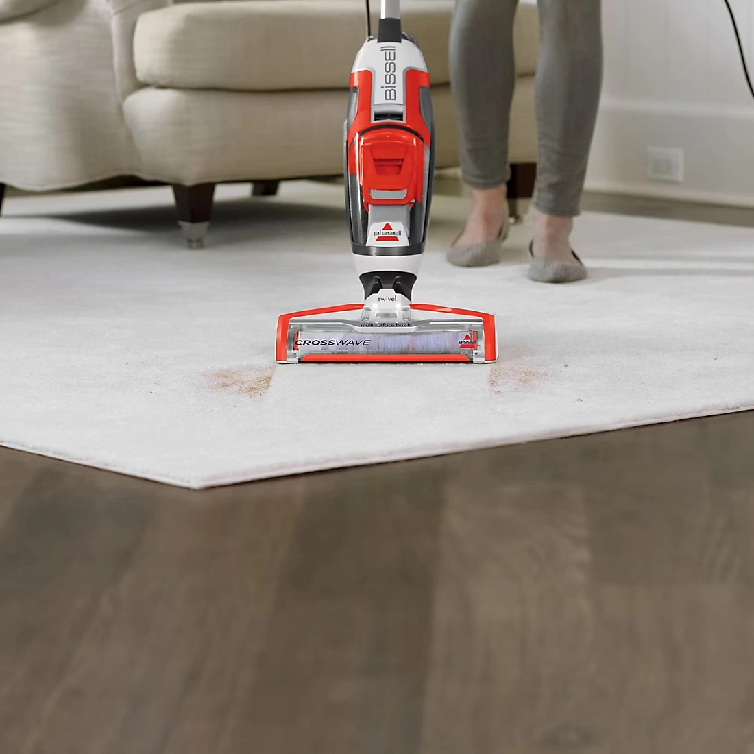 BISSELL Self-Cleaning Crosswave Wet & Dry Vacuum Cleaner with BONUS Brush Rolls, Parking Tray & Formula