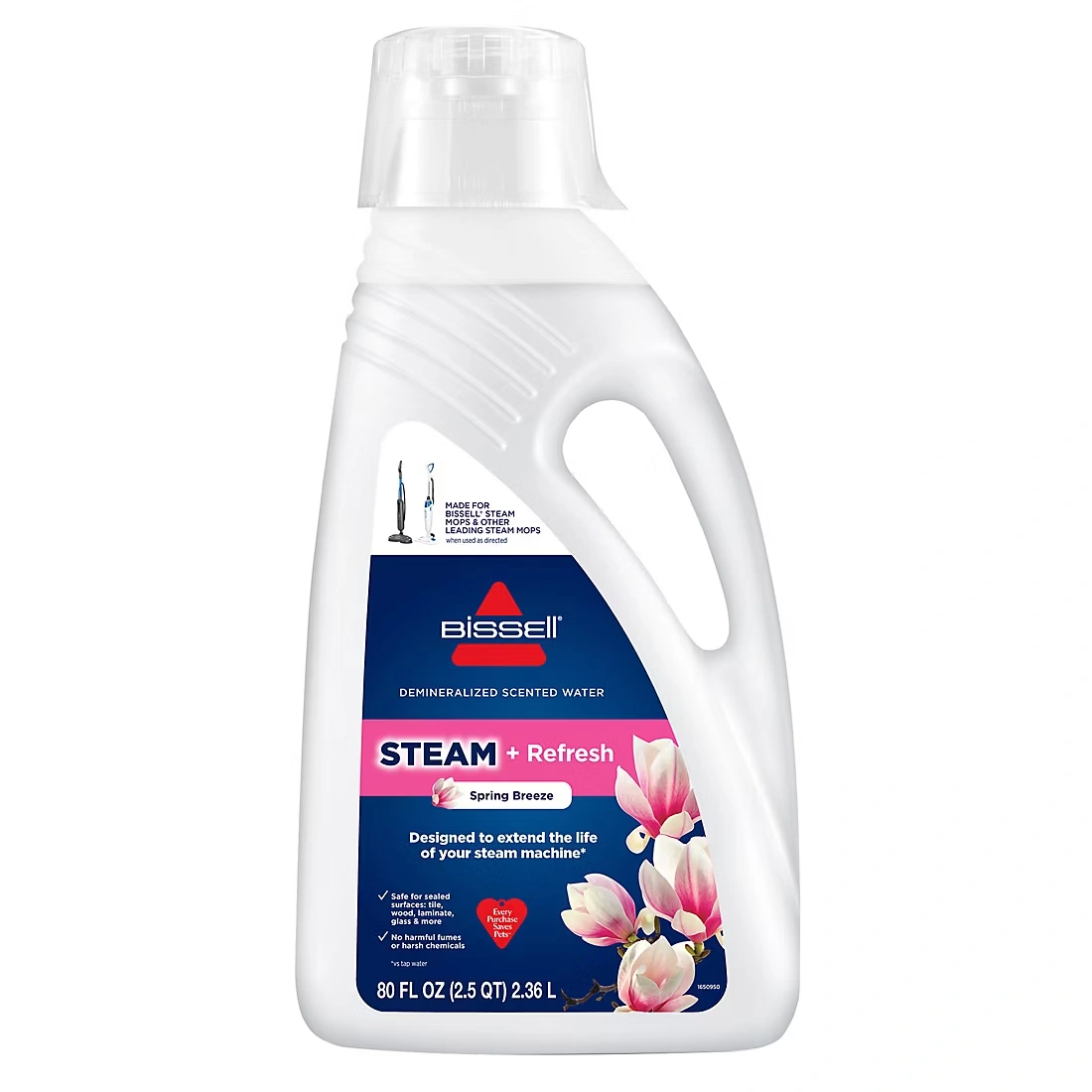 BISSELL Steam Mop Demineralized Water - Spring Breeze, 80oz.