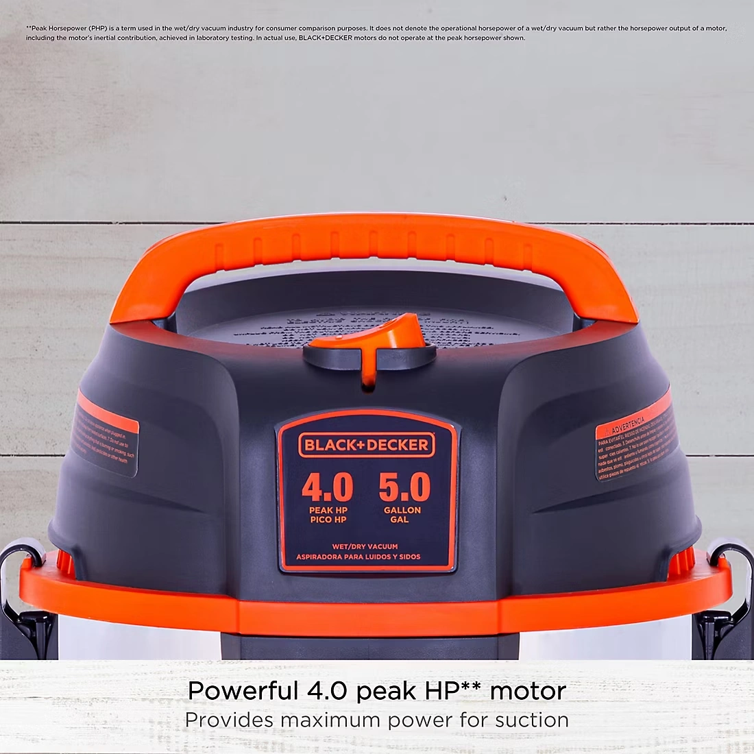 Black + Decker 5 Gallon Wet/Dry Vacuum