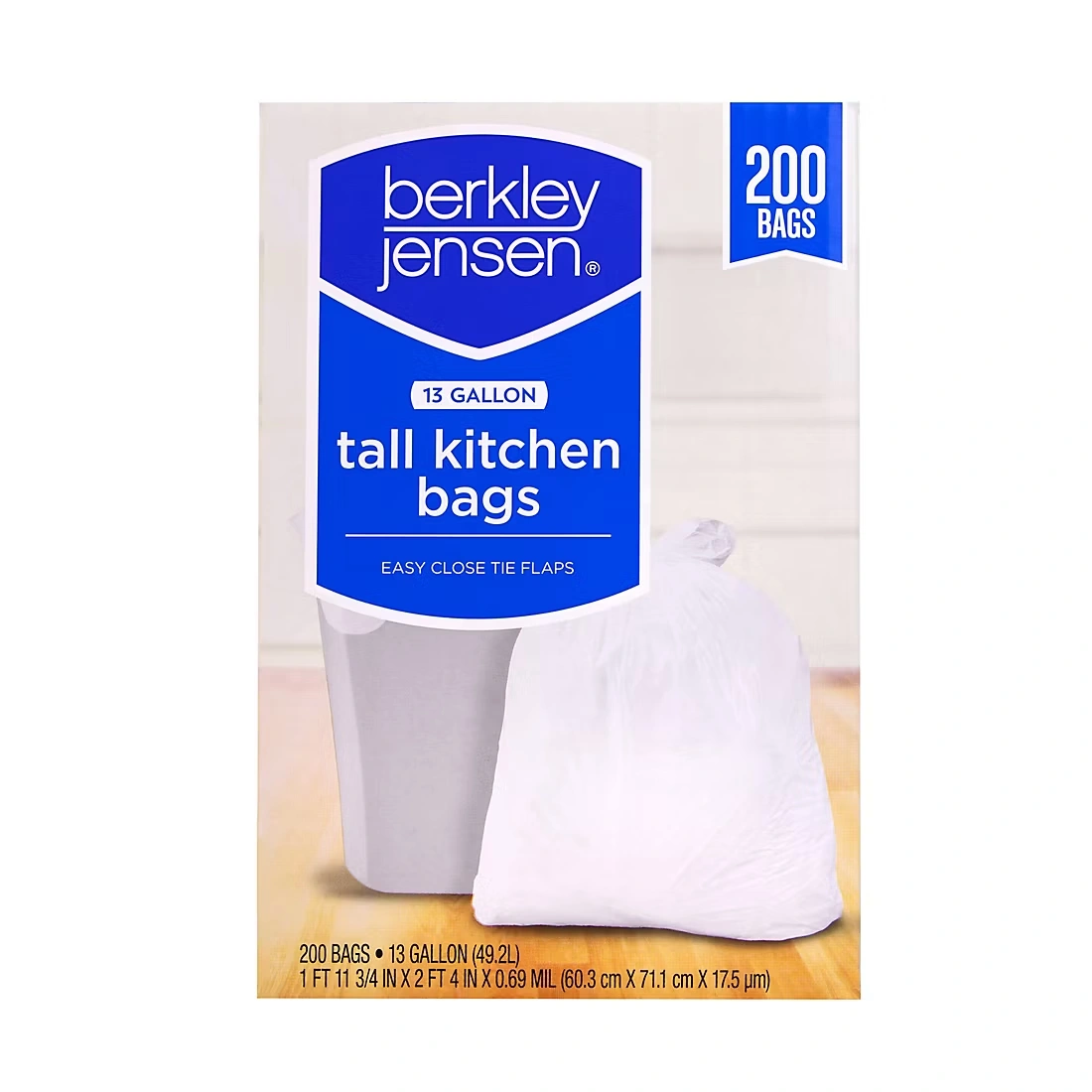 Berkley Jensen Kitchen Bags, 200 ct./13 gal.
