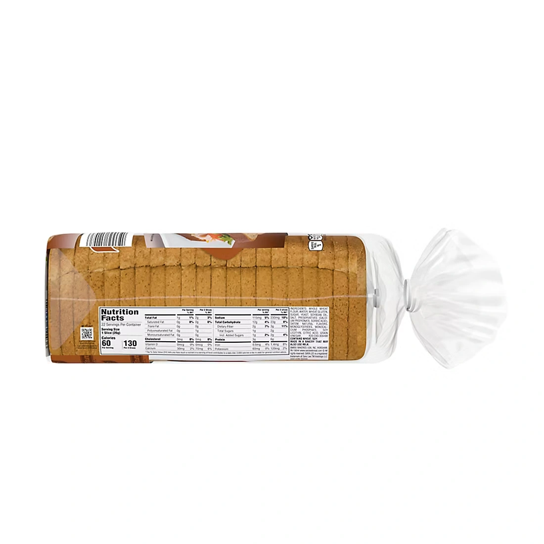 Sara Lee 100% Whole Wheat Bread, 2 pk./20 oz.