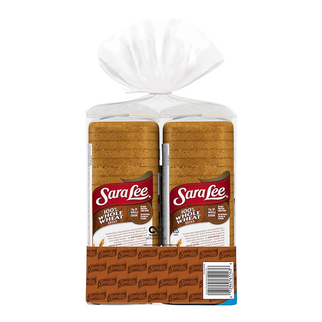 Sara Lee 100% Whole Wheat Bread, 2 pk./20 oz.