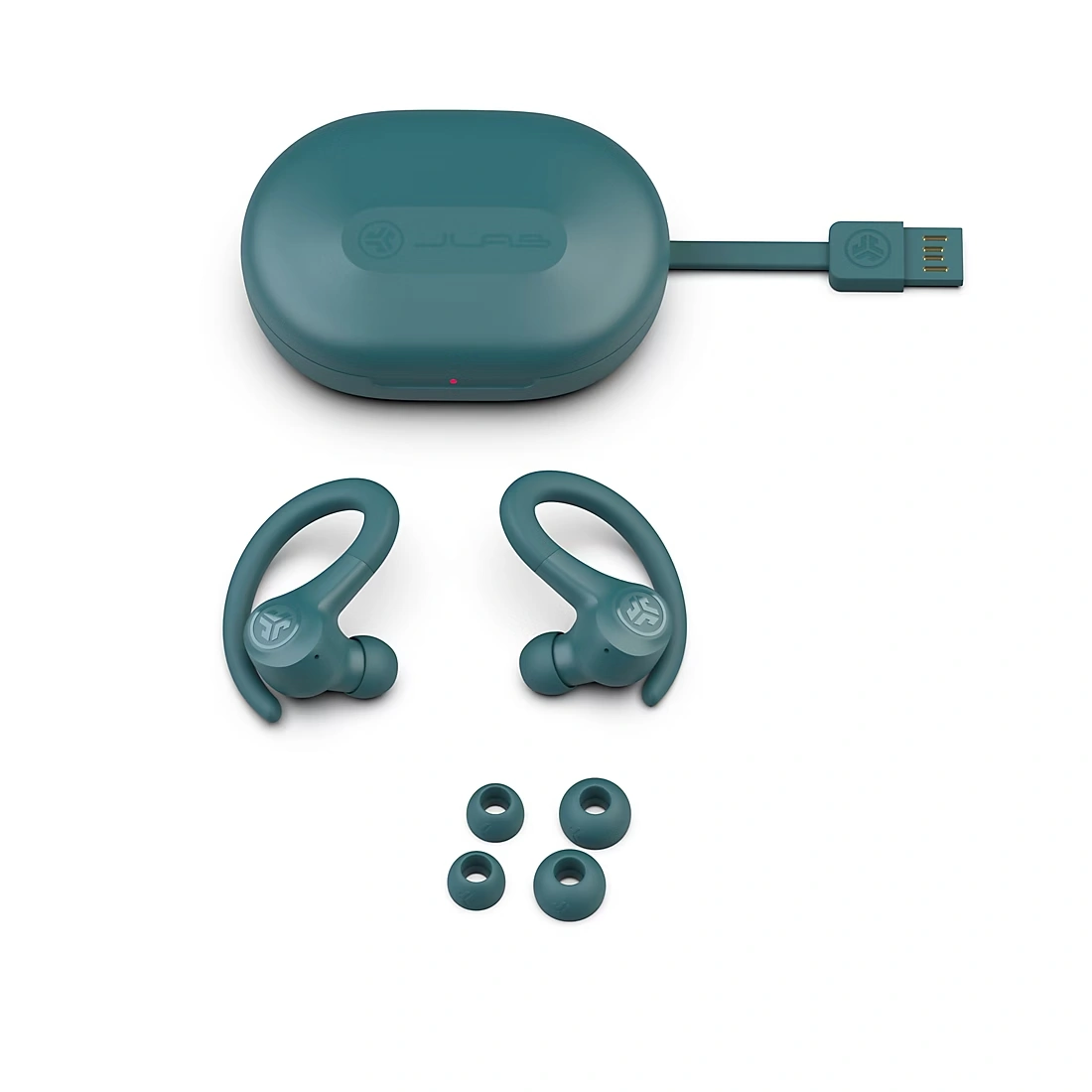 JLab Go Air Sport True Wireless Earbuds - Teal
