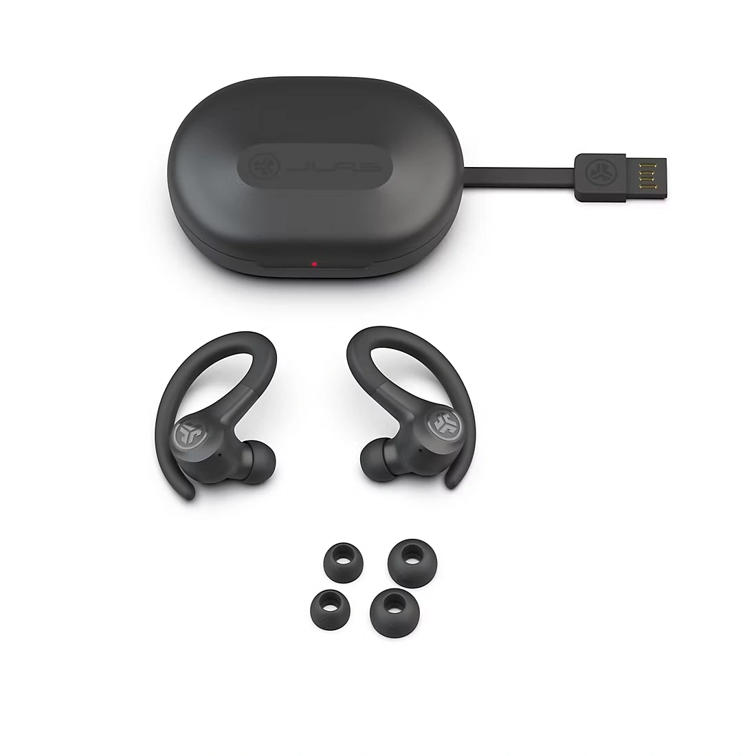 JLab Go Air Sport True Wireless Earbuds - Graphite