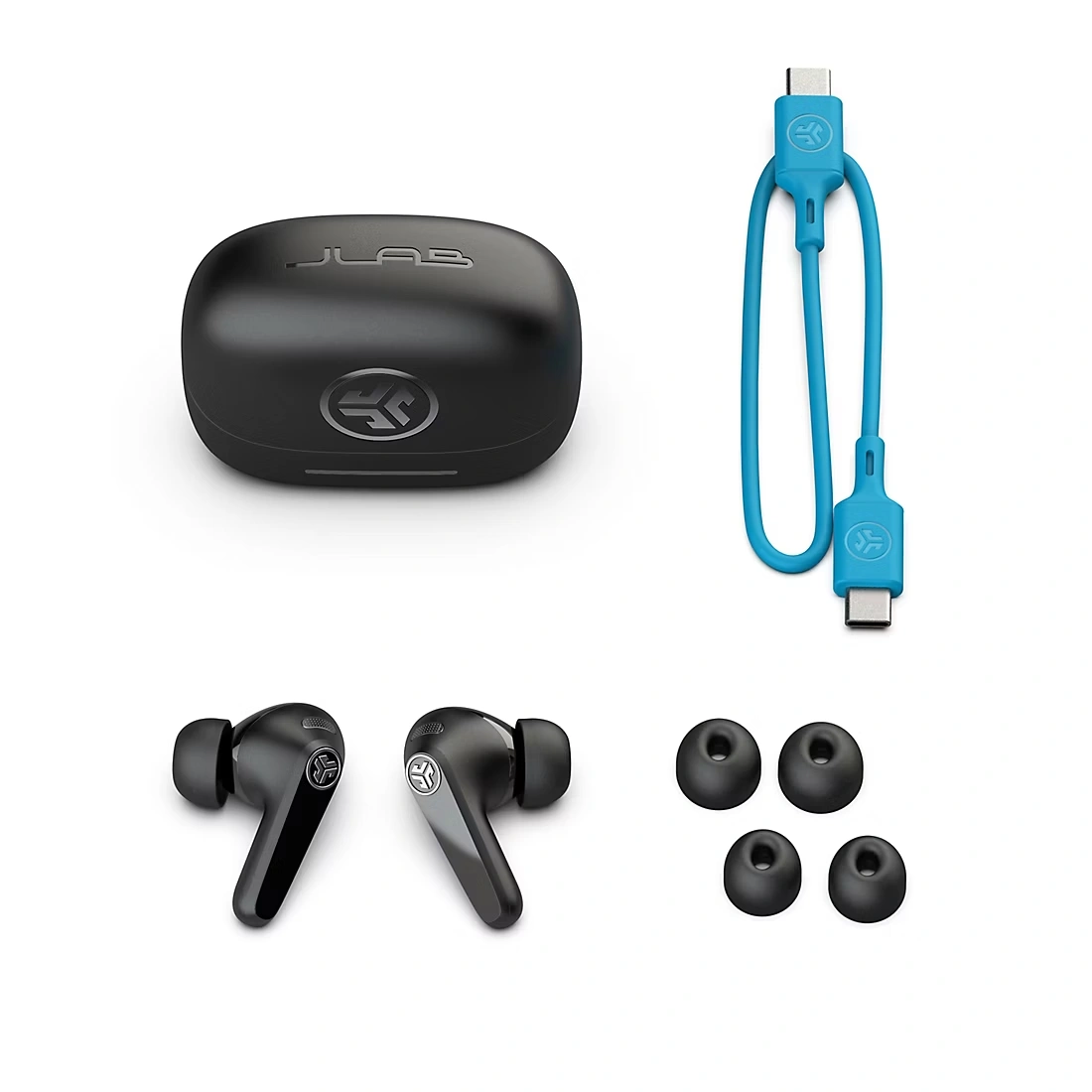 JLab JBuds Pods Active Noise Cancelling True Wireless Earbuds