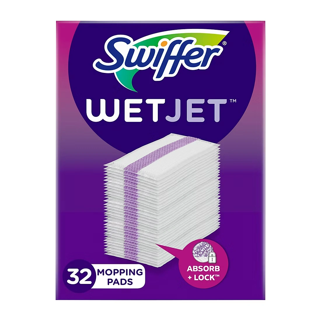 Swiffer WetJet Hardwood & Multi-Surface Floor Mop Cleaning Pads, 32 ct.