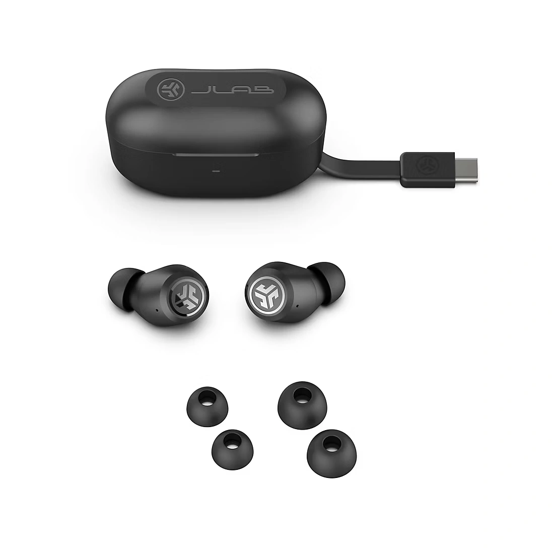 JLab JBuds Active 3 True Wireless Earbuds - Black