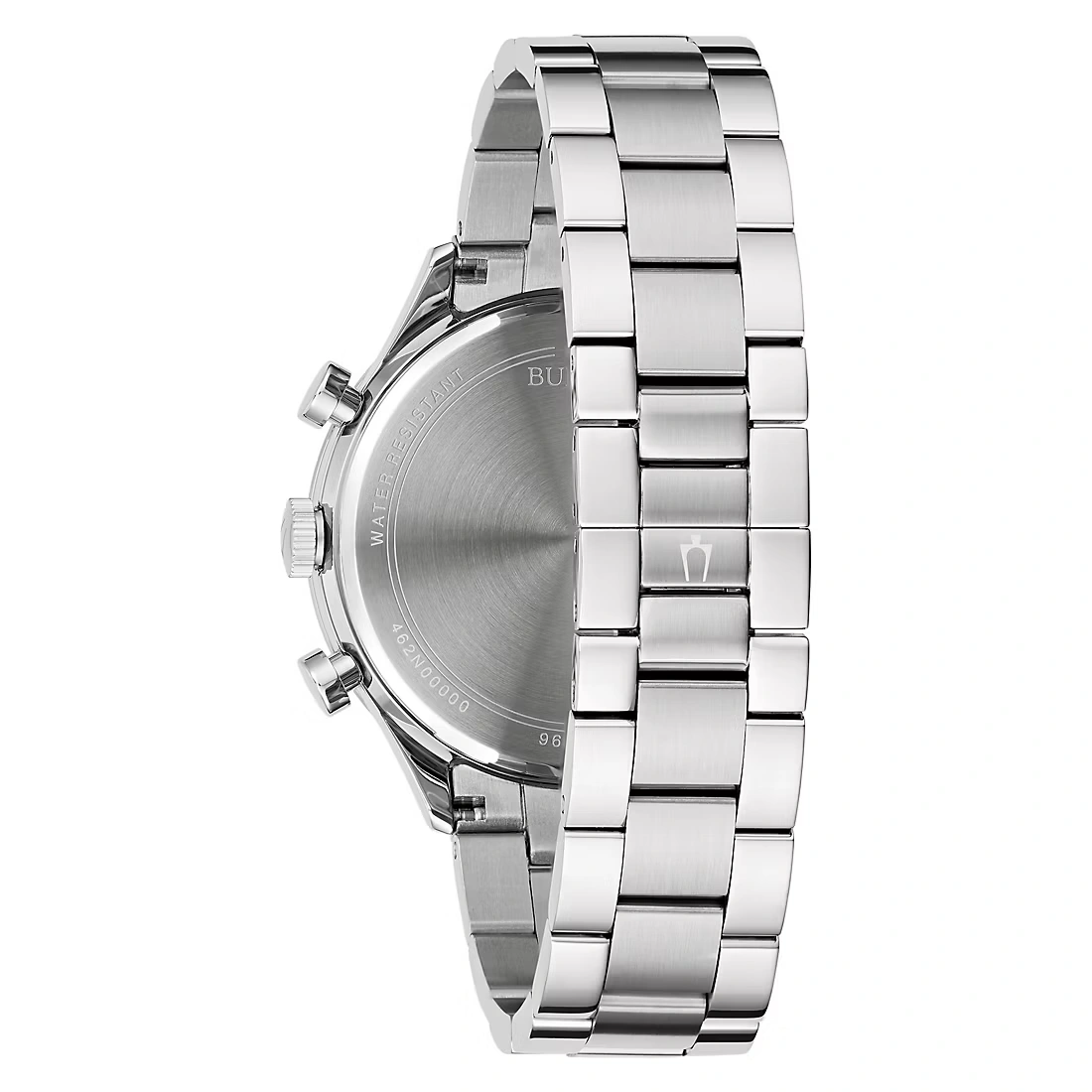 Bulova Classic Stainless 6-Hand Chrono Men's Aqua Dial Bracelet Watch