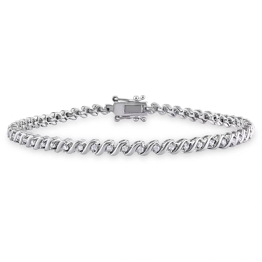 .49 ct. t.w. Diamond Tennis Bracelet in Sterling Silver