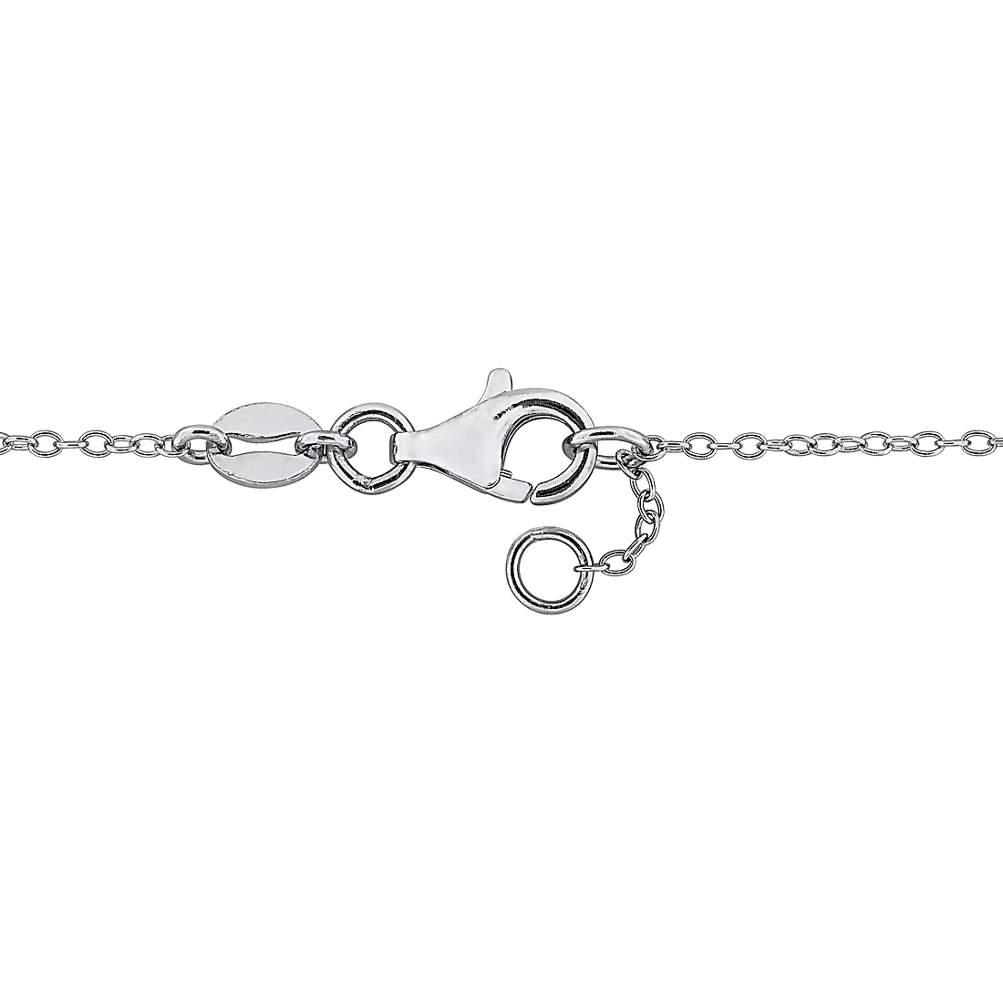 Cultured Freshwater Pearl & Gem Station Bracelet in Sterling Silver (Select Stone)
