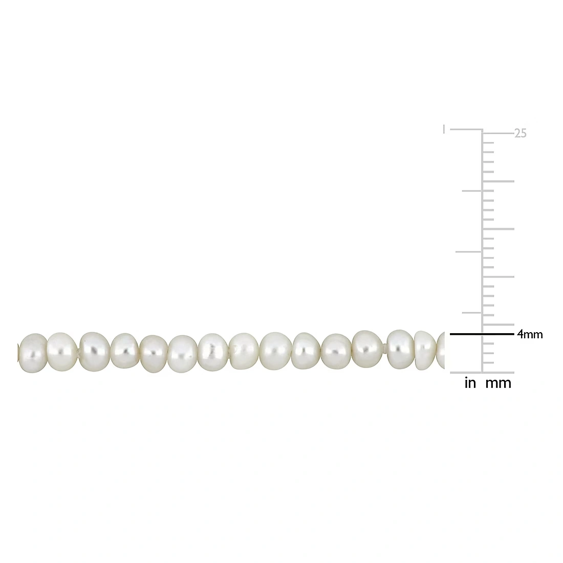 Cultured Freshwater Pearl Bracelet with 14k Yellow Gold Clasp