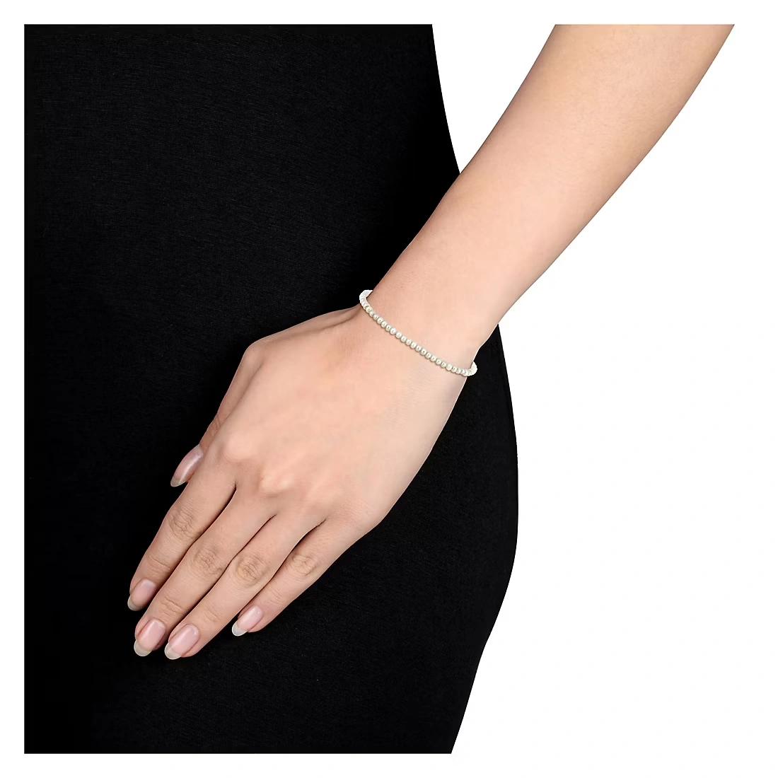 Cultured Freshwater Pearl Bracelet with 14k Yellow Gold Clasp