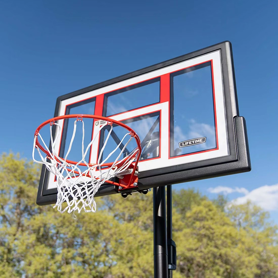 Lifetime Adjustable Portable Basketball Hoop - 50\" Polycarbonate
