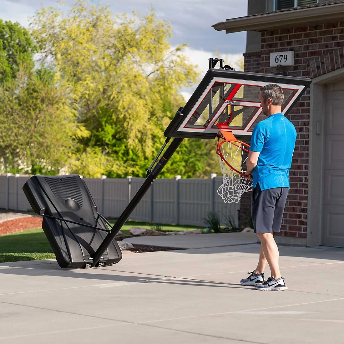 Lifetime Adjustable Portable Basketball Hoop - 50\" Polycarbonate