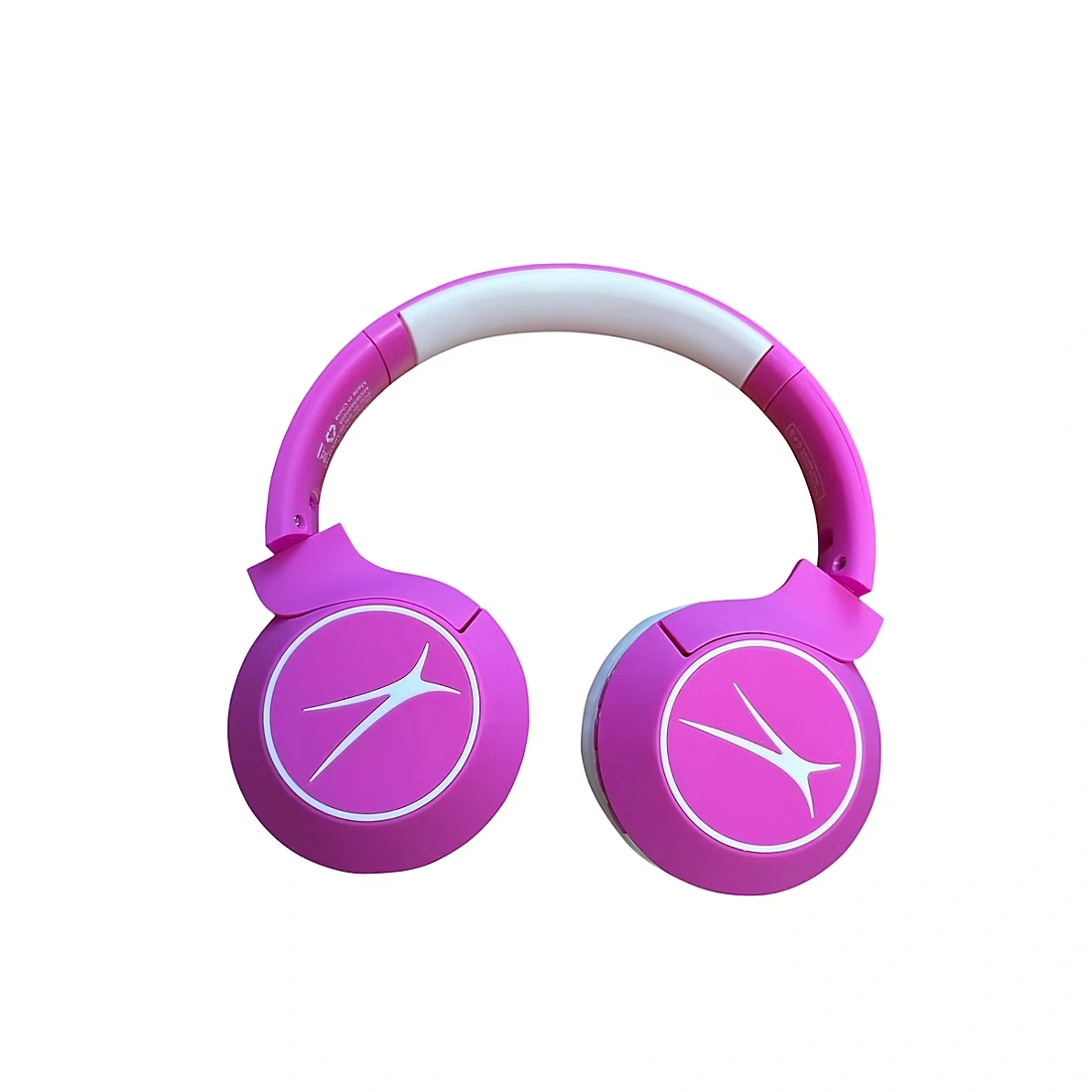 Altec Lansing Kid Friendly Noise Cancelling Wireless Headphones - Pink/White