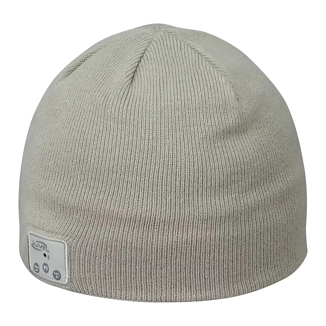 iLive Wireless Knit Cap with Built-in Speaker and Microphone, Grey
