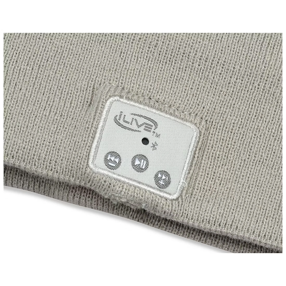 iLive Wireless Knit Cap with Built-in Speaker and Microphone, Grey
