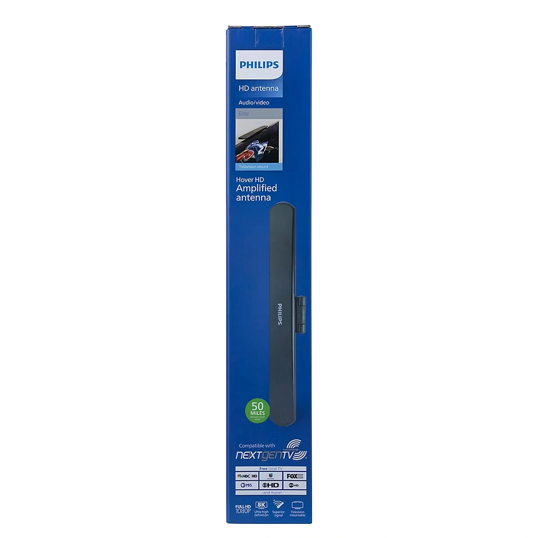 Philips Hover HD Amplified Antenna - 50 Mile Range
