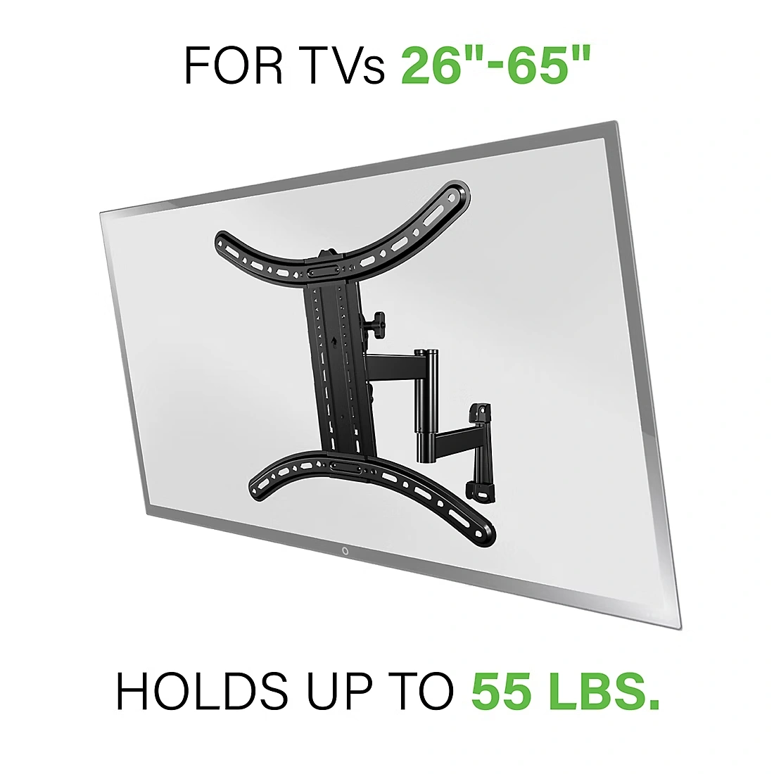 SANUS Decora Full-Motion TV Wall Mount for 26\"-65\" TVs