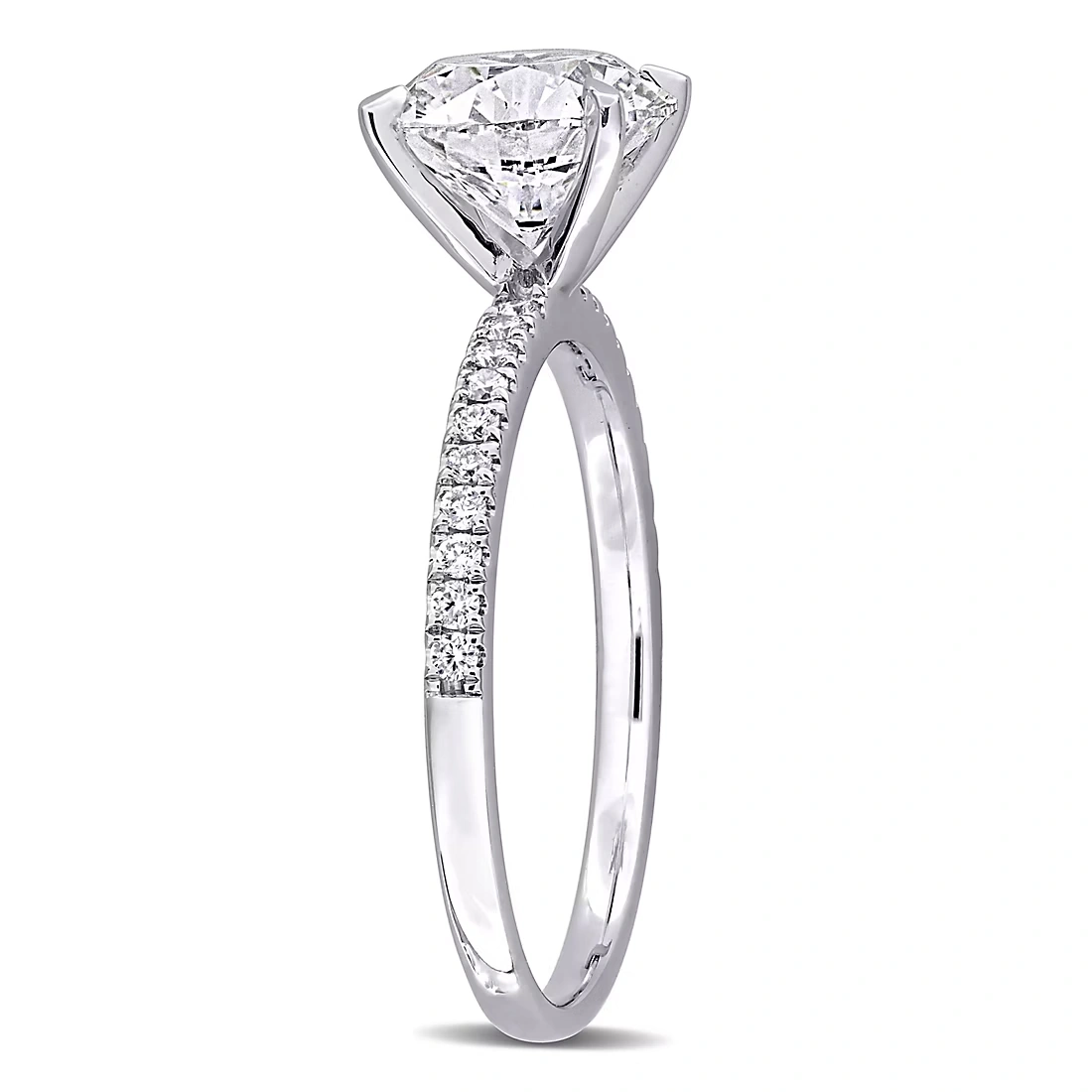 2.15 ct. t.w. Lab-Grown Diamond Solitaire Engagement Ring in 14k White Gold
