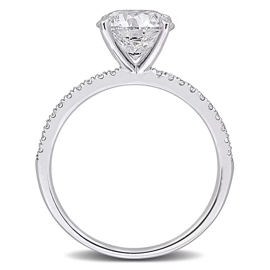 2.15 ct. t.w. Lab-Grown Diamond Solitaire Engagement Ring in 14k White Gold