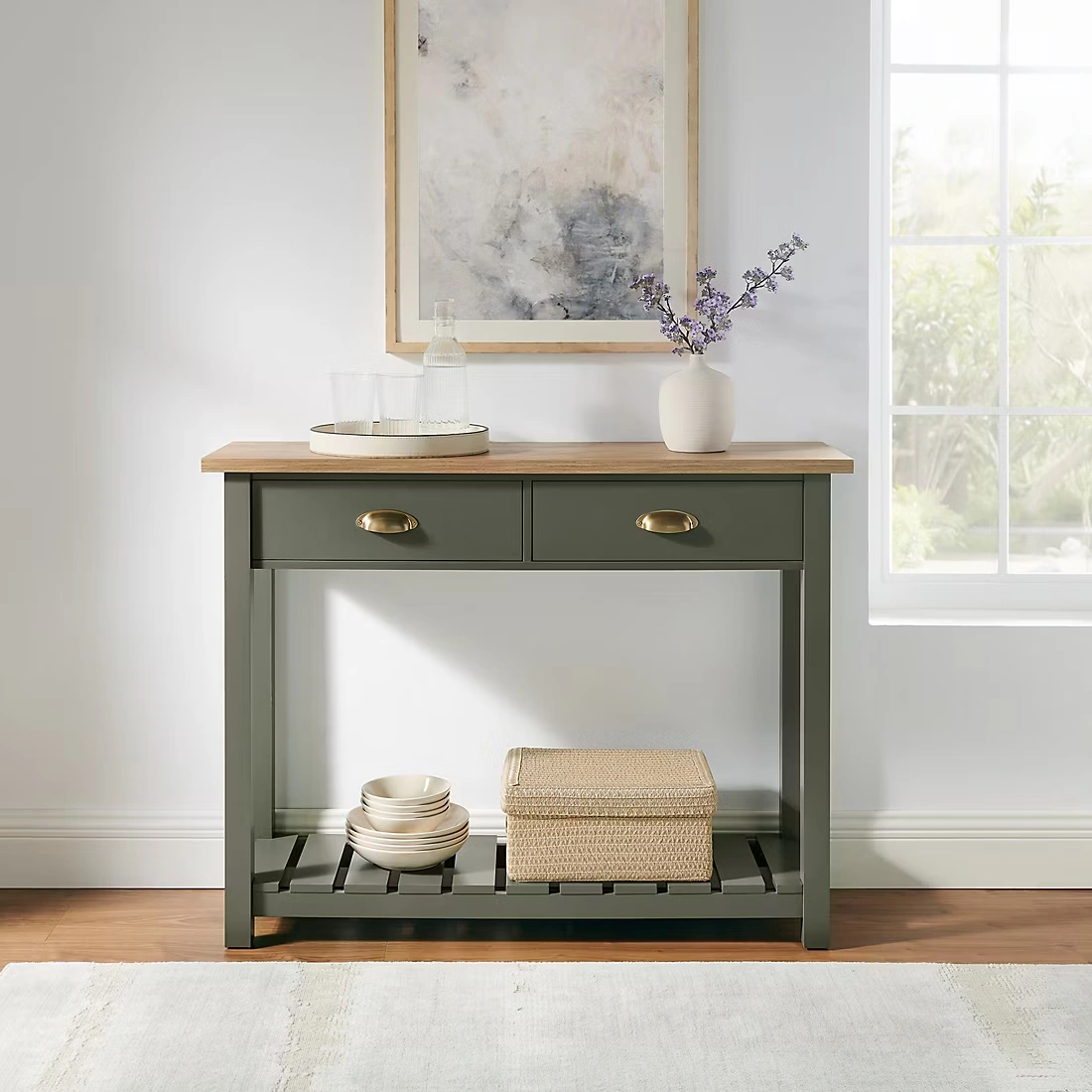 Hampton Home Sonesta Cottage Accent Table - Green