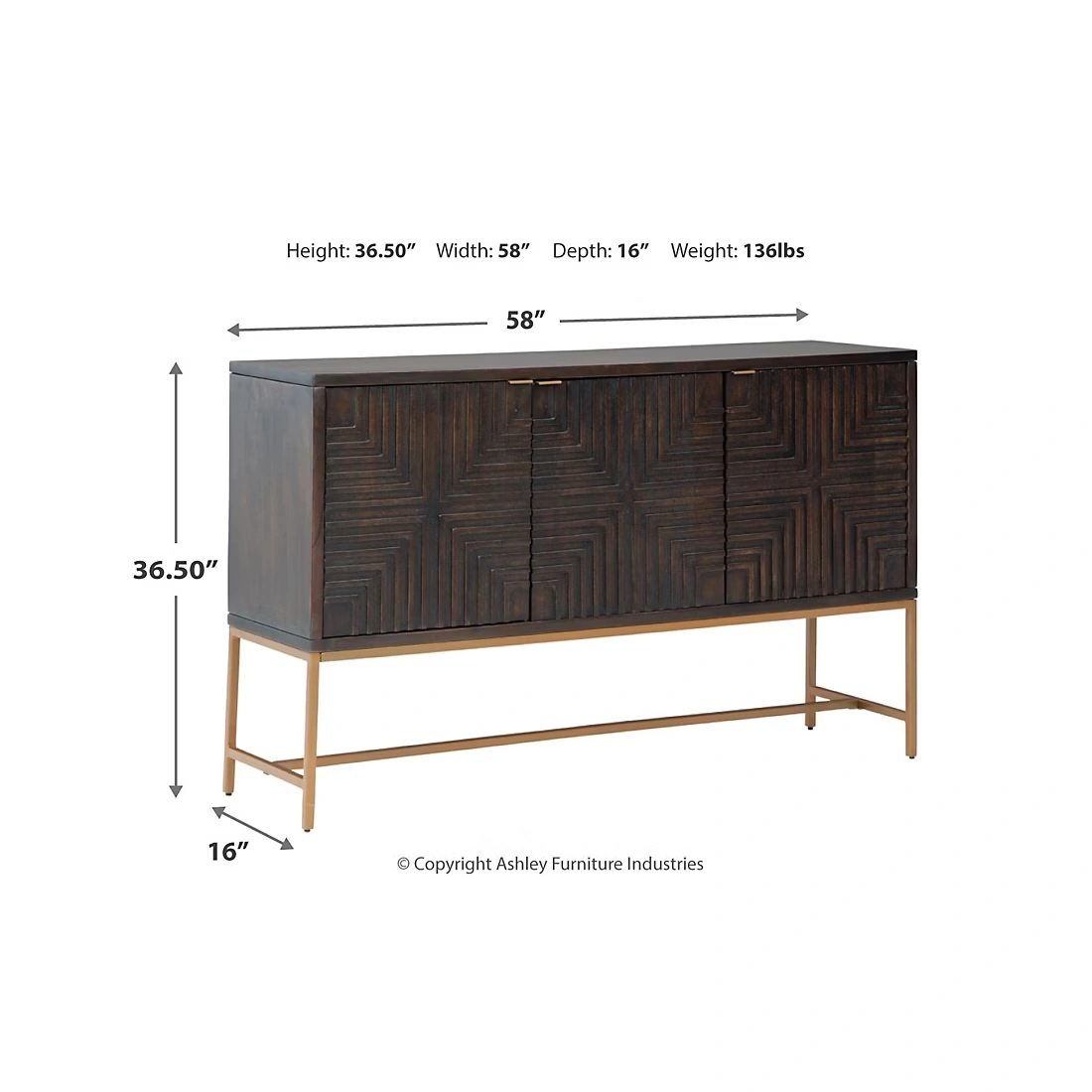 Ashley Furniture Elinmore Accent Cabinet