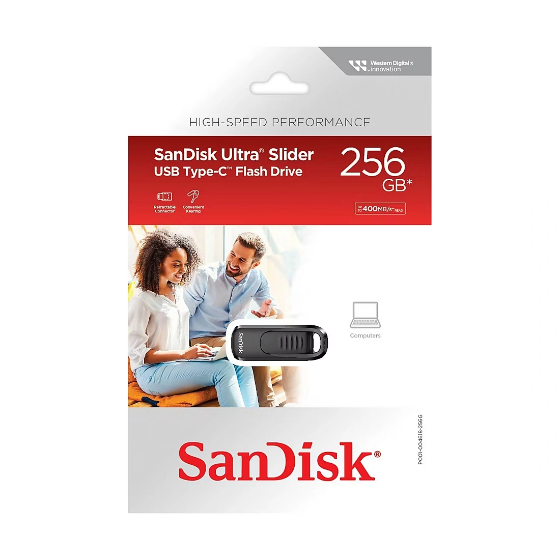 SanDisk 256GB Ultra Slider USB Type-C Drive