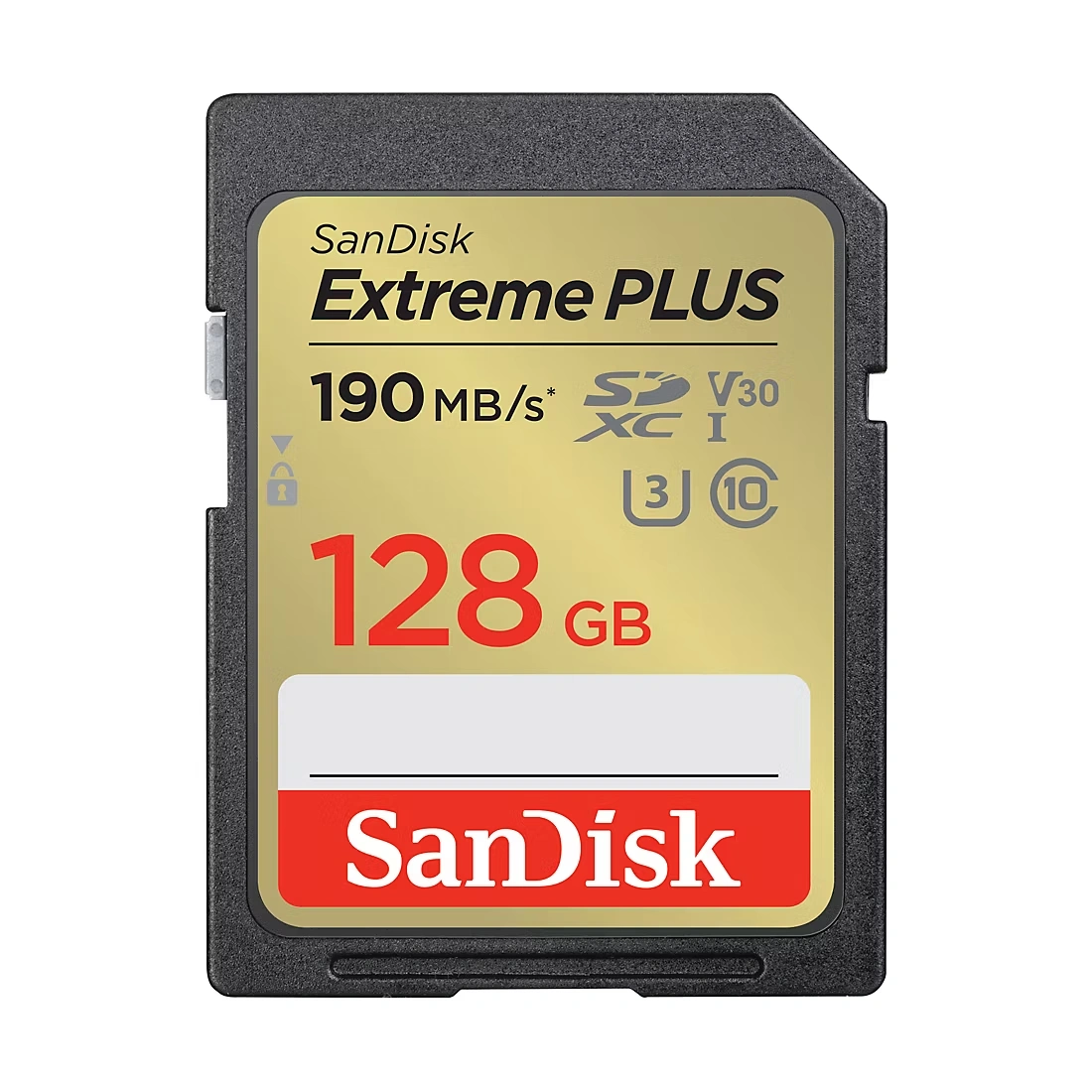 SanDisk Extreme PLUS SDXC UHS-I card, 128GB