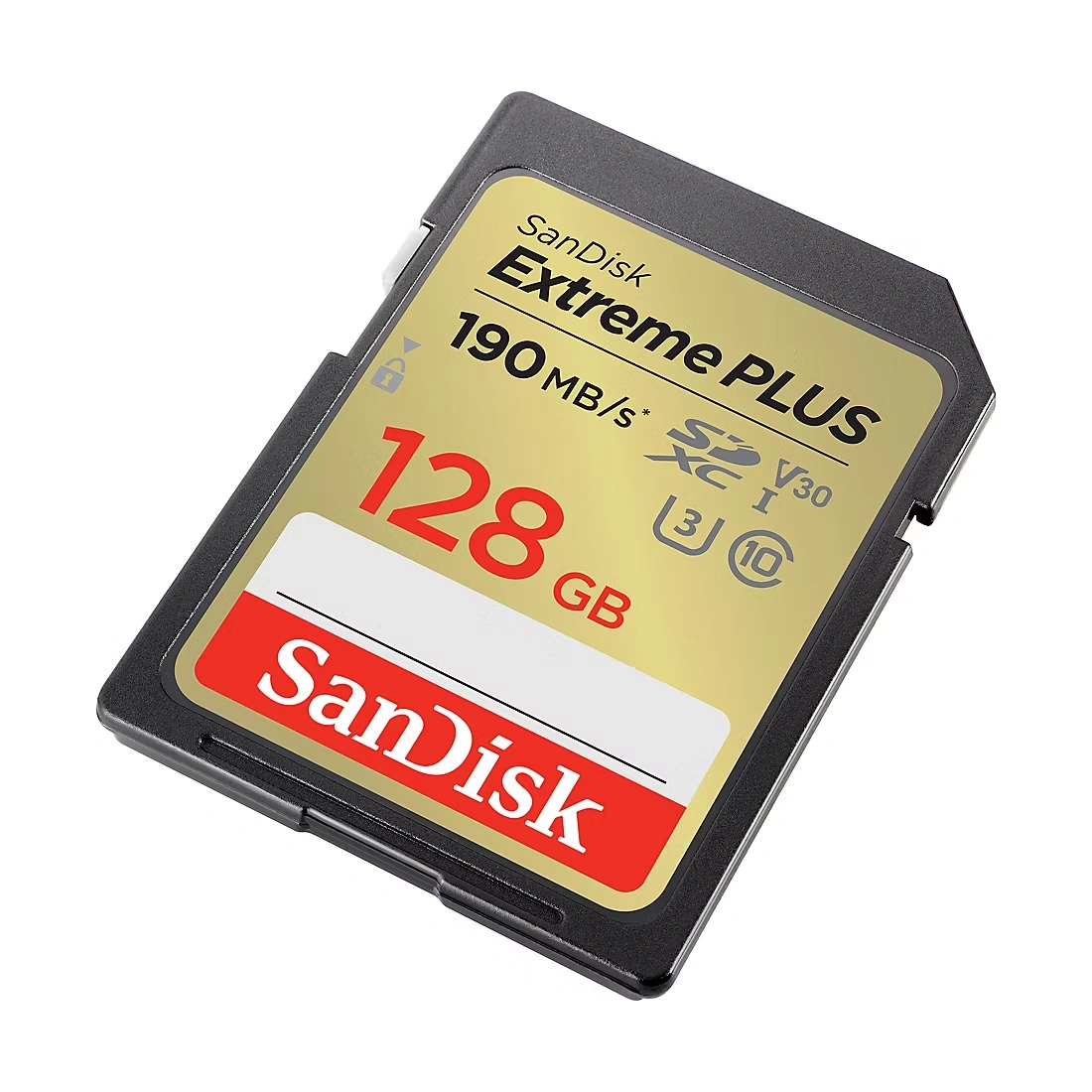 SanDisk Extreme PLUS SDXC UHS-I card, 128GB