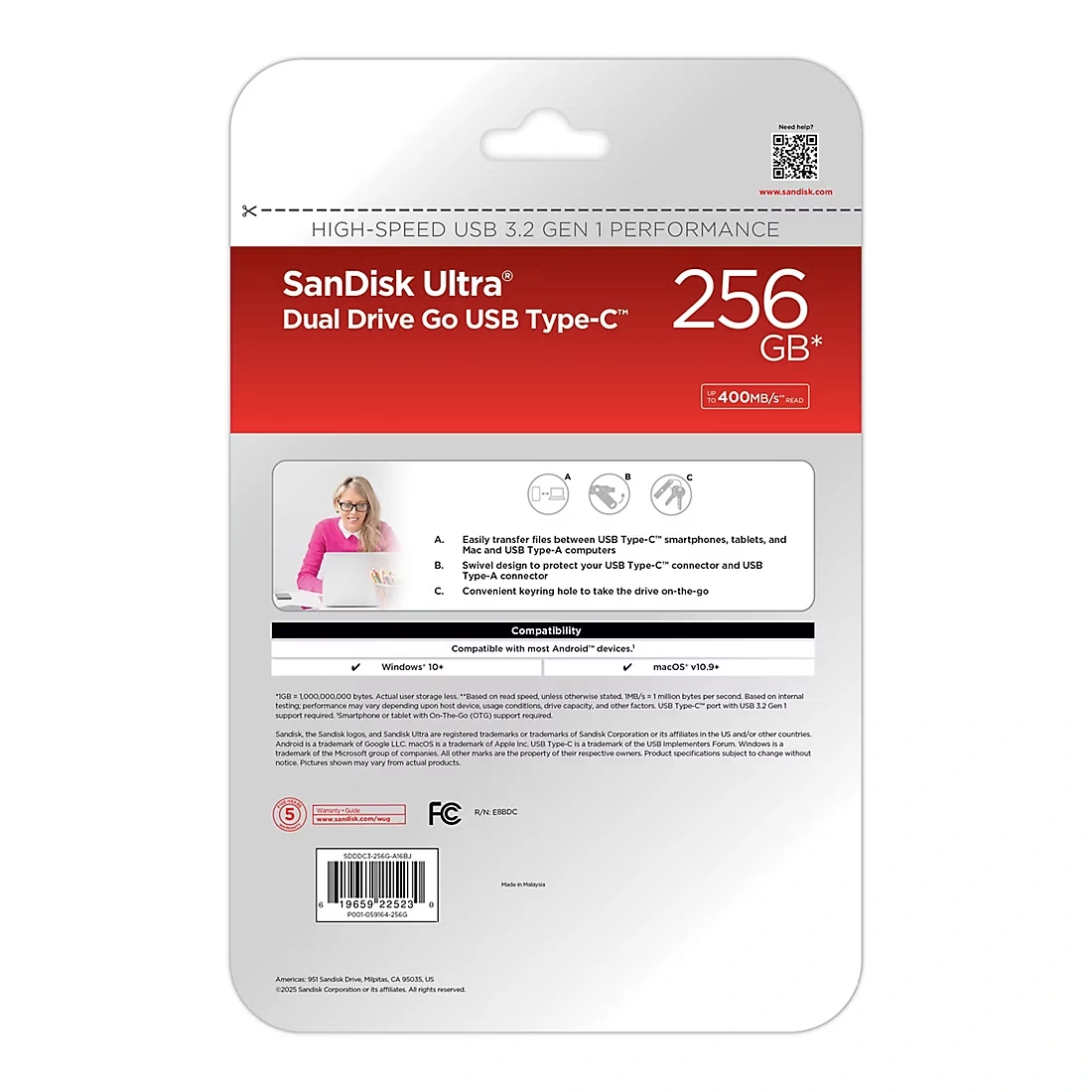 SanDisk Ultra Dual Drive Go 256GB