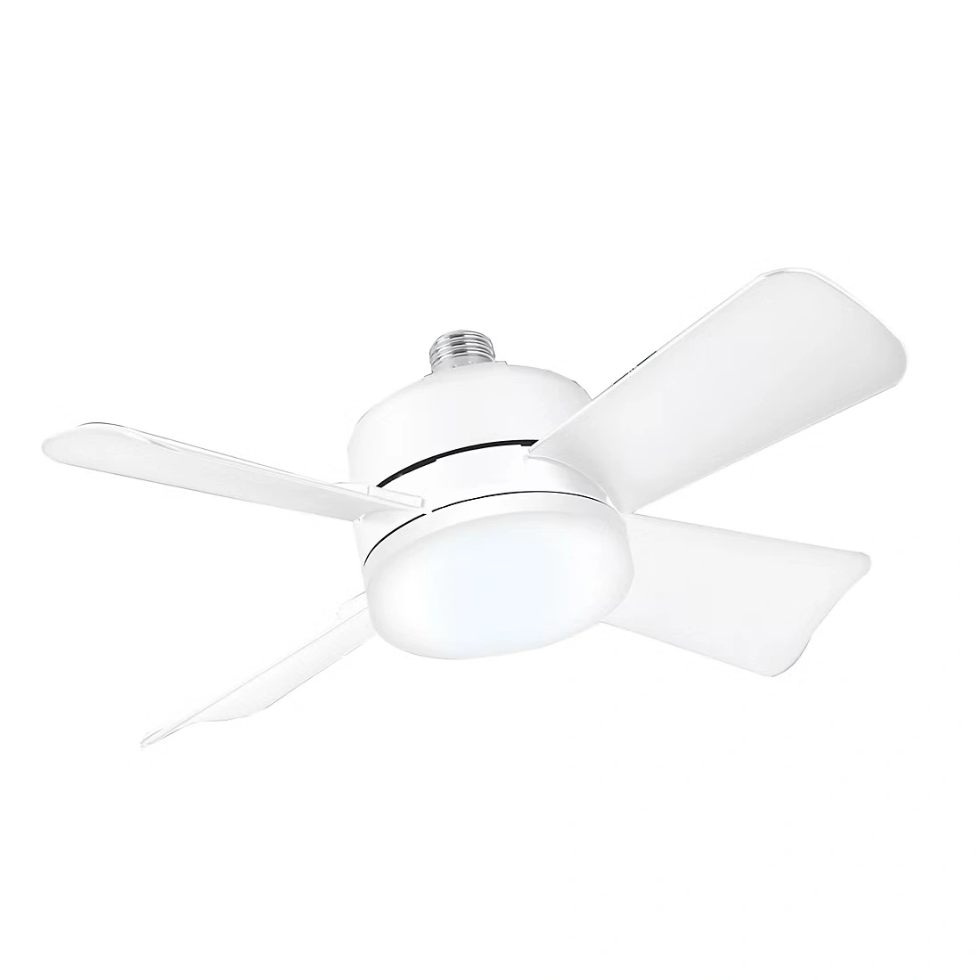 Bell + Howell Socket Fan Light - White Finish
