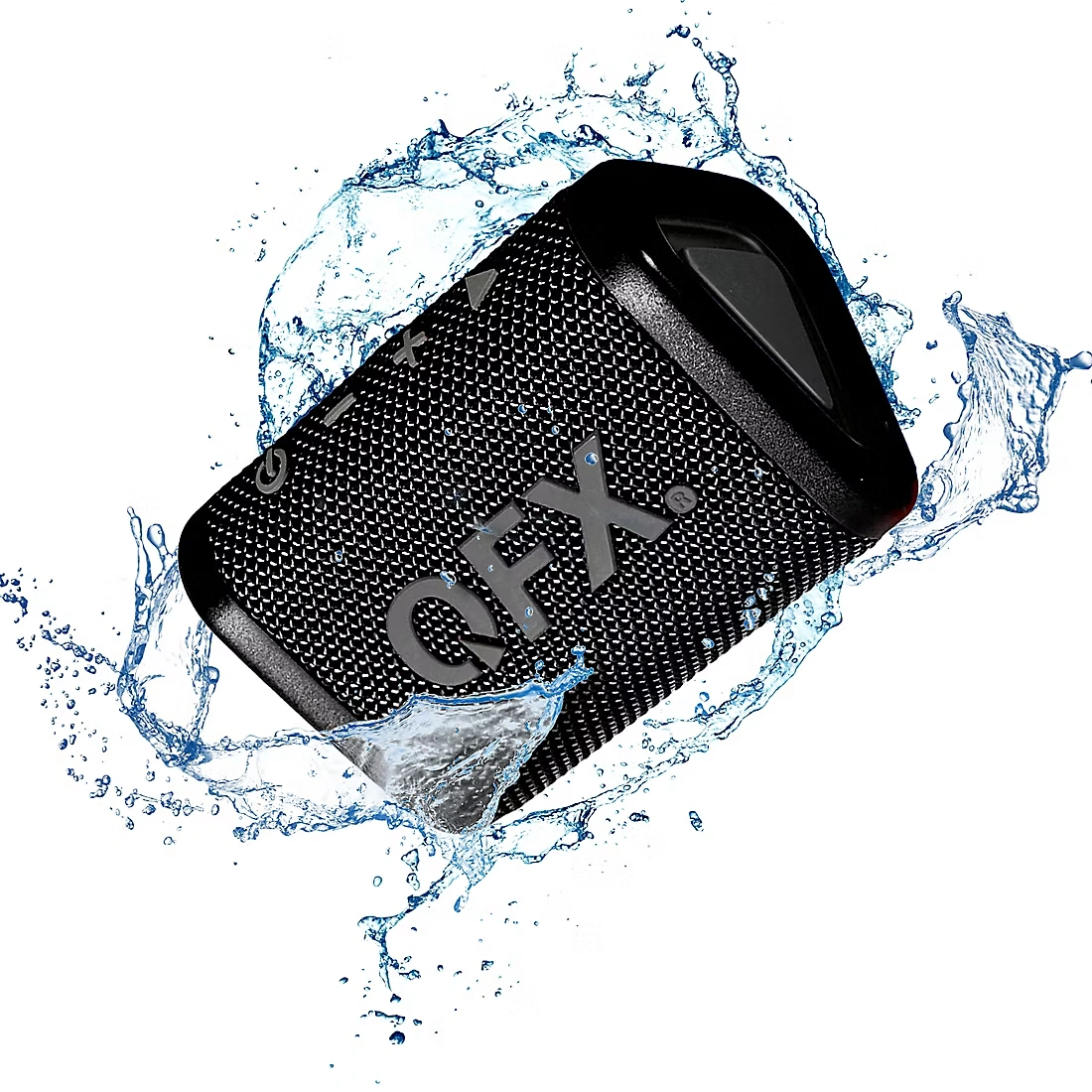 QFX BT-ZXO IPX-7 Rechargeable Waterproof Bluetooth Speaker