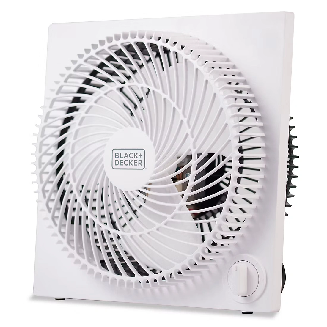 Black + Decker 9\" Box Fan - White