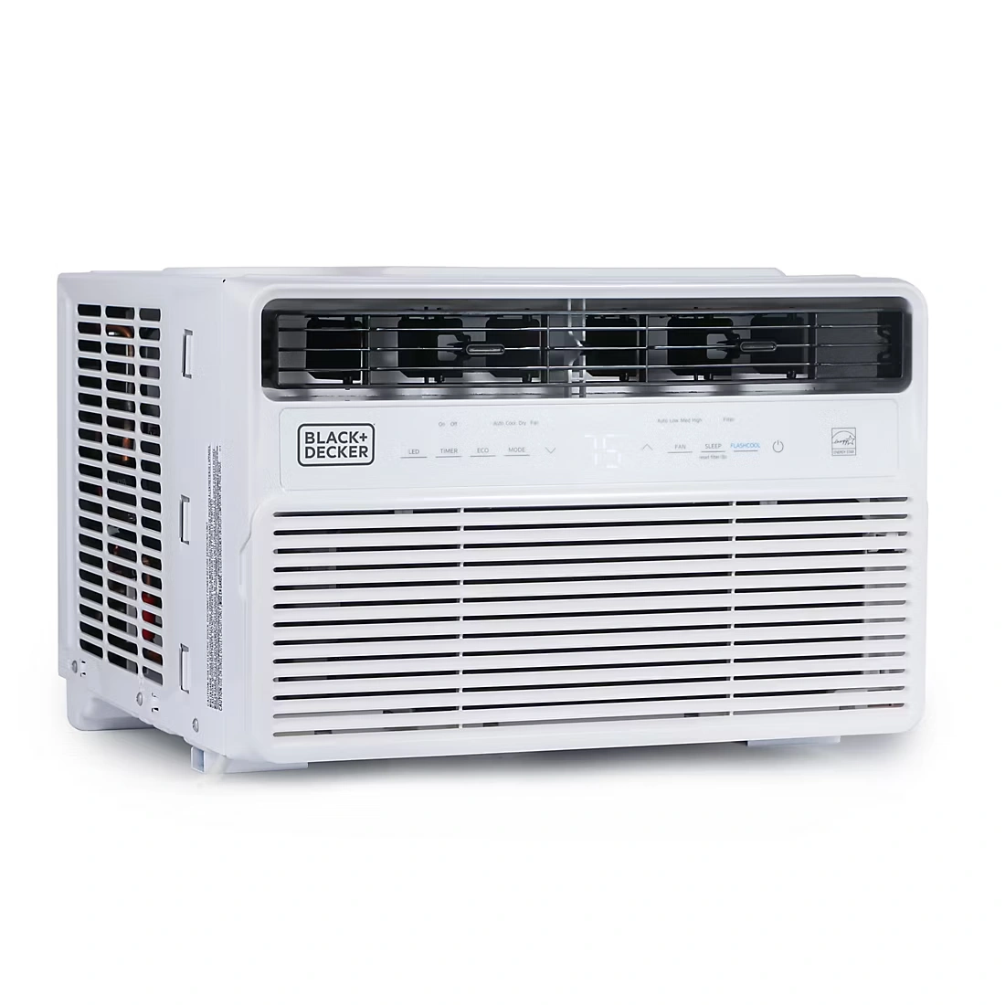 Black + Decker 10,000 BTU Inverter Window Air Conditioner, White