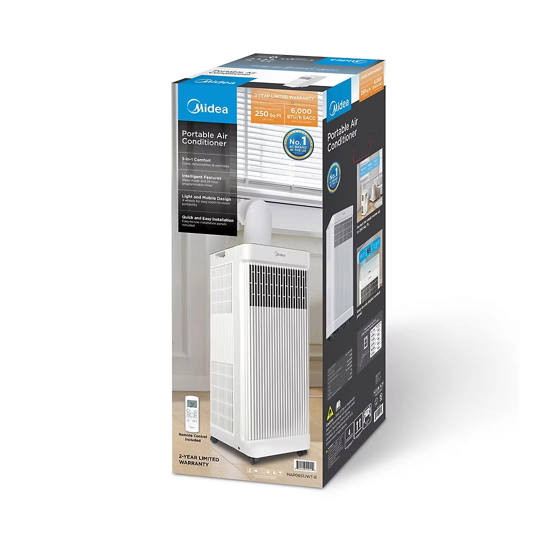 Midea 6,000 BTU DOE Portable Air Conditioner