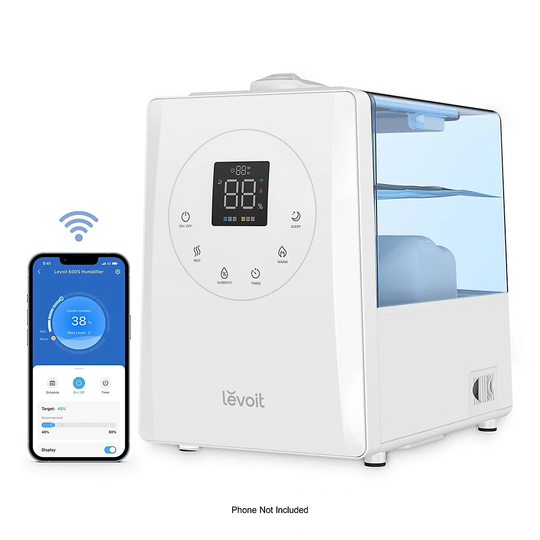Levoit Ultrasonic Warm/Cool Mist 1.58G Humidifier