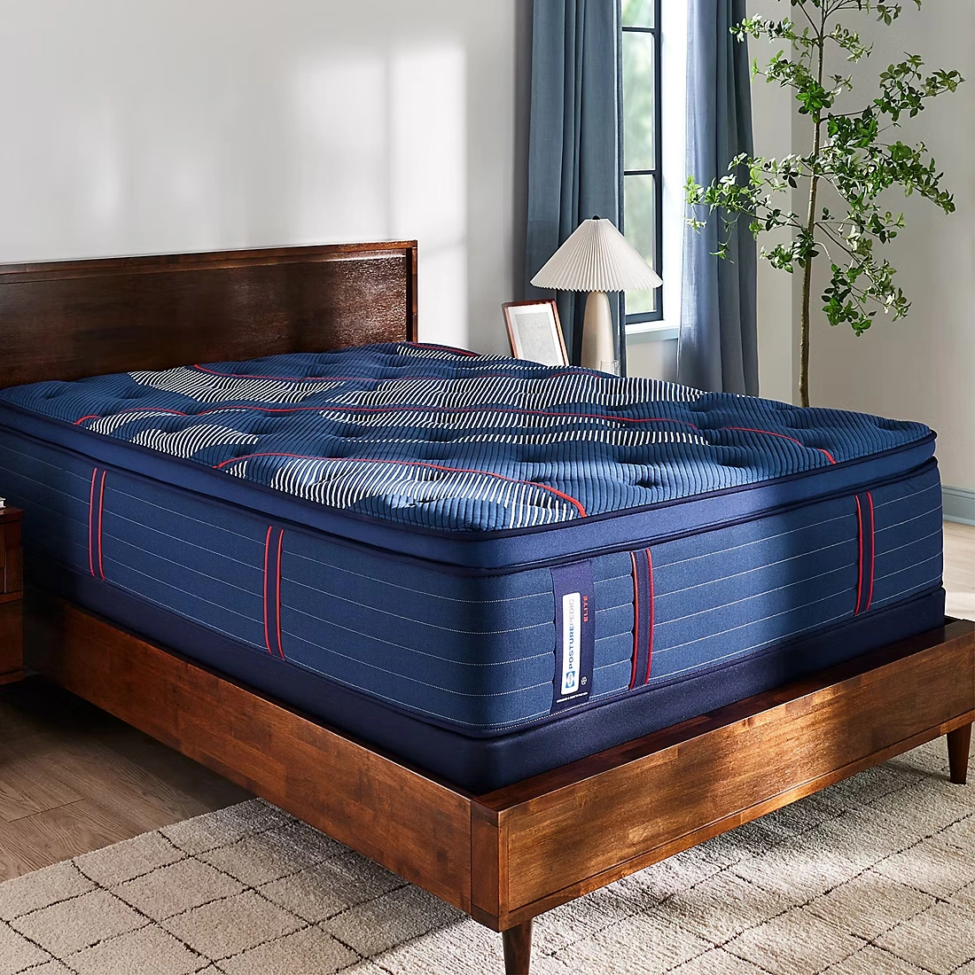 Sealy Posturepedic Brenham Medium Euro Pillow Top Mattress with Adjustable Base (Select Size) + $200 BJ's Gift Card​