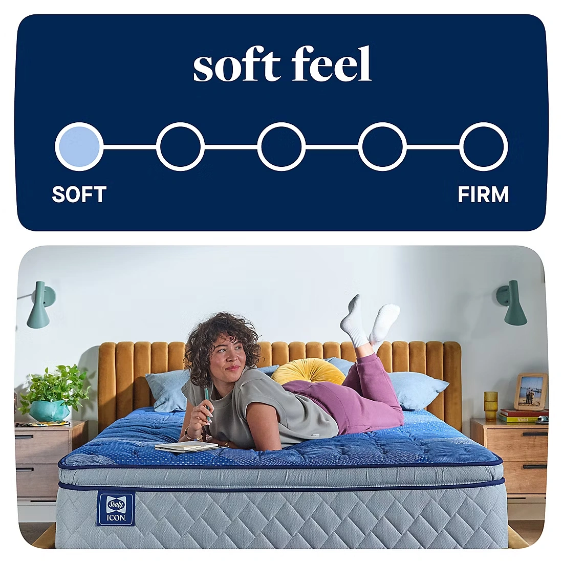 Sealy Icon Faraway Soft Euro Pillow Top Set (Select Size)