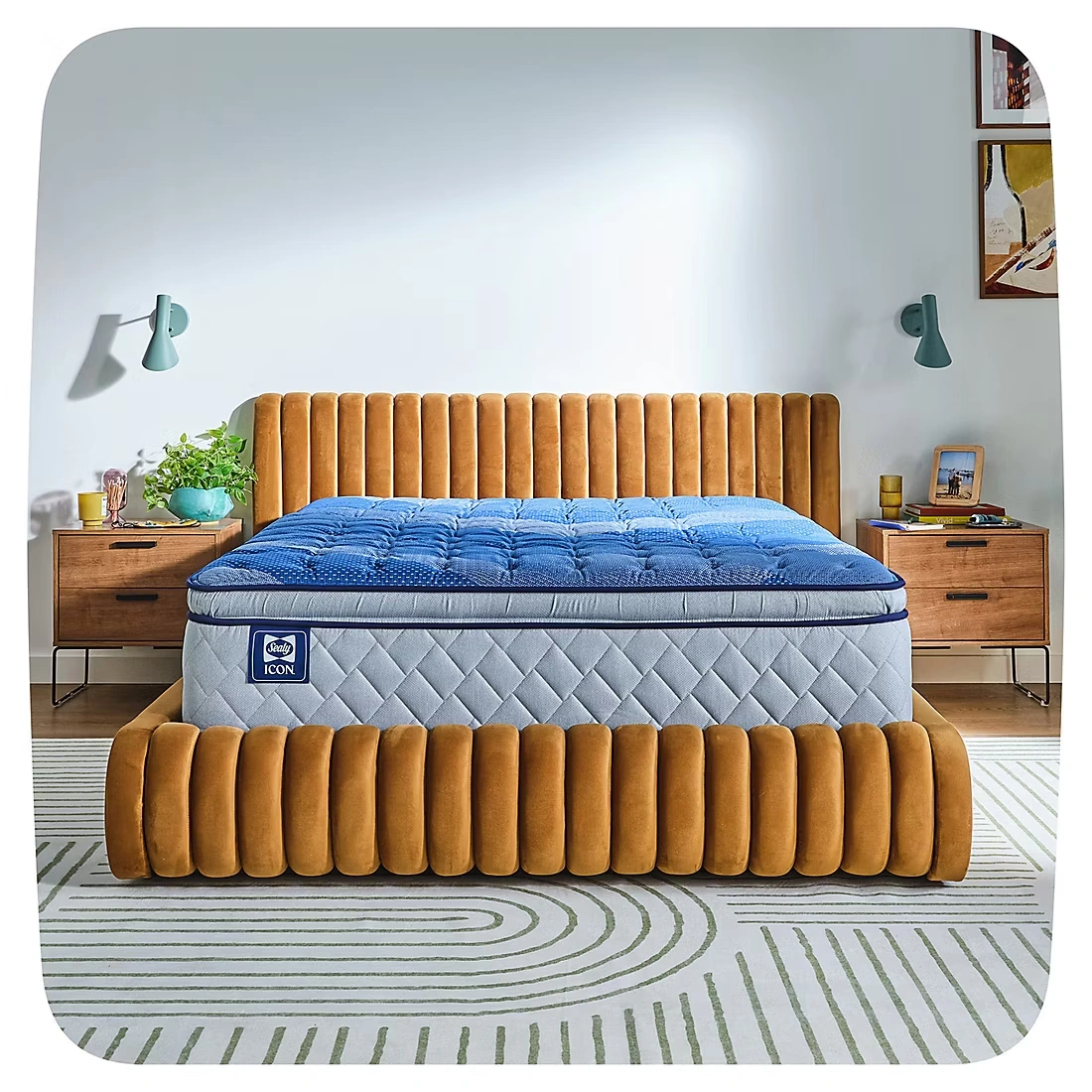 Sealy Icon Faraway Soft Euro Pillow Top Set (Select Size)