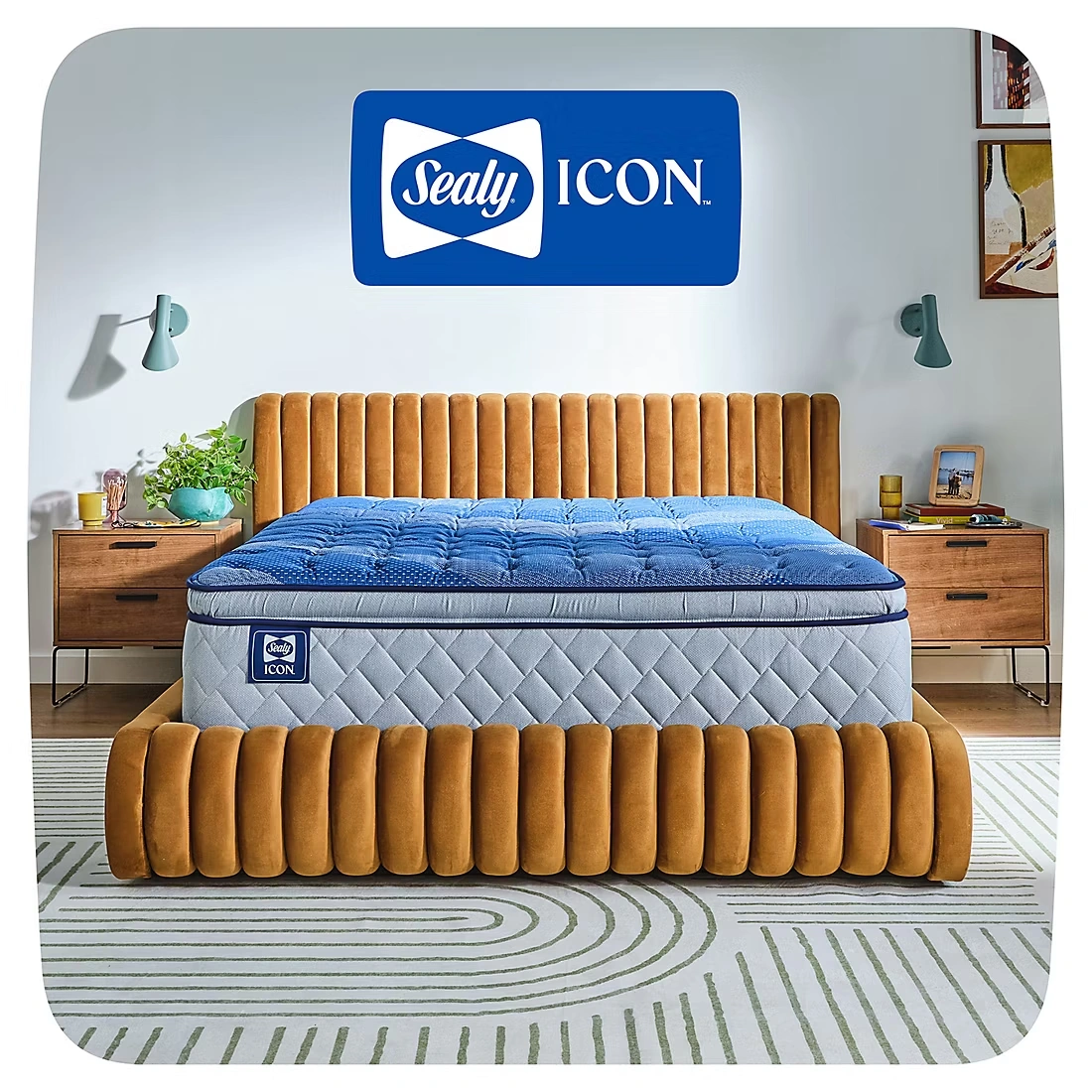Sealy Icon Faraway Soft Euro Pillow Top Mattress (Select Size)