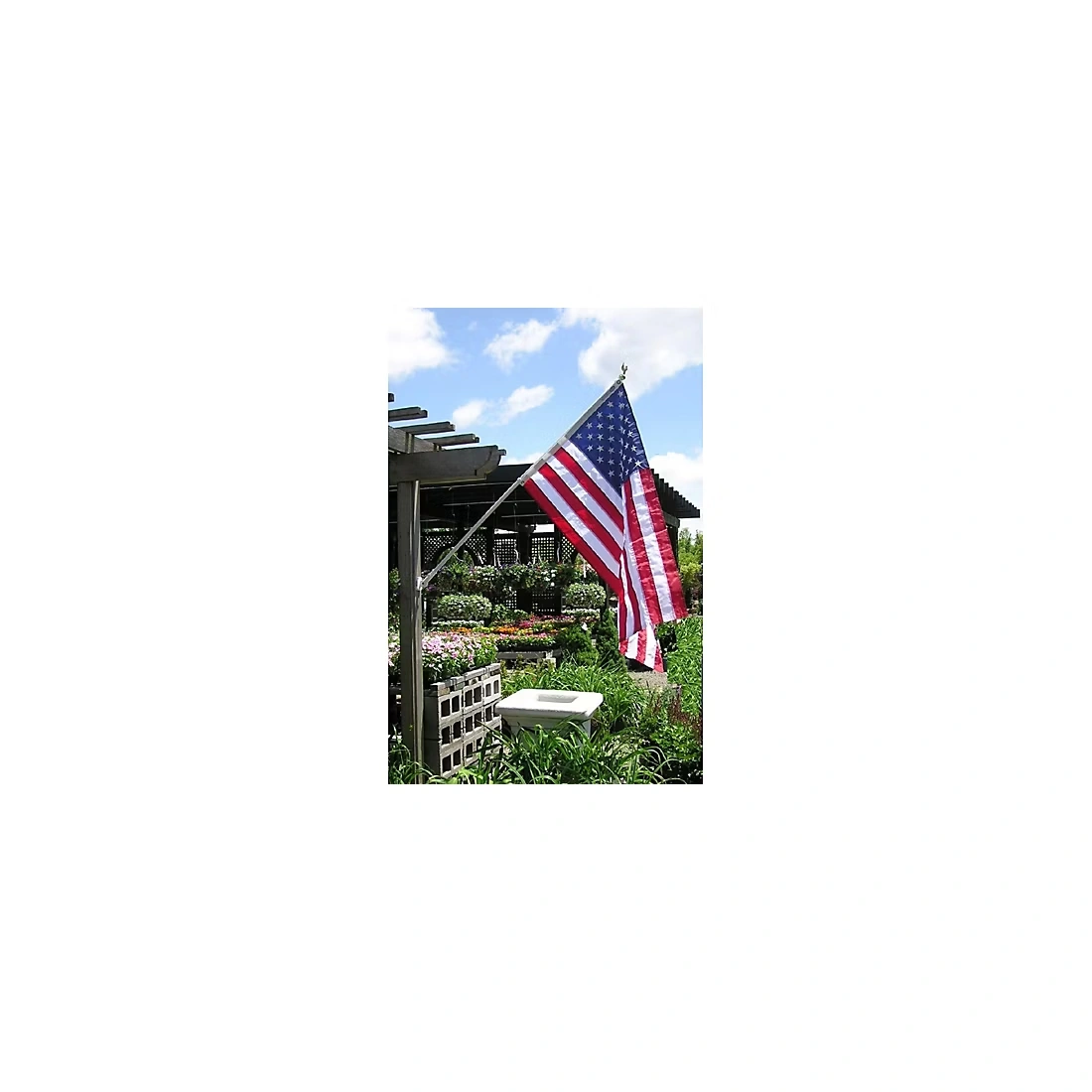 Annin Spinning Pole 60\" x 36\" American Flag Estate Set